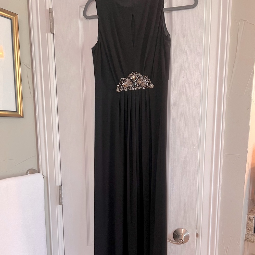 Gorgeous black Eliza J dress floor length evening gown